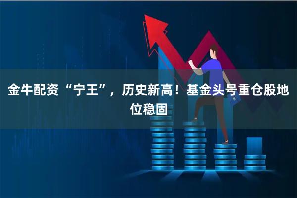 金牛配资 “宁王”，历史新高！基金头号重仓股地位稳固