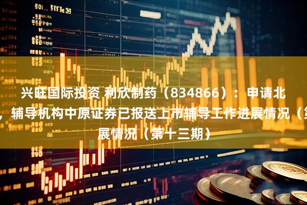 兴旺国际投资 利欣制药（834866）：申请北交所上市，辅导机构中原证券已报送上市辅导工作进展情况（第十三期）